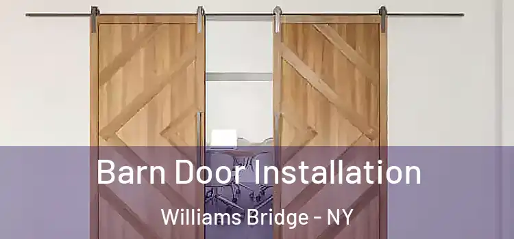  Barn Door Installation Williams Bridge - NY