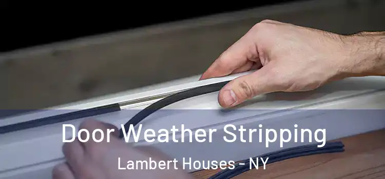 Door Weather Stripping Lambert Houses - NY