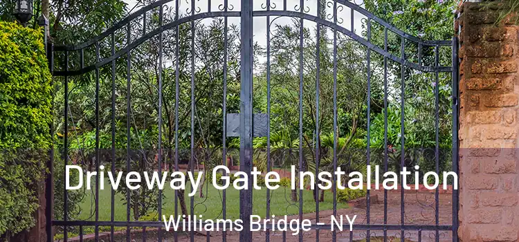 Driveway Gate Installation Williams Bridge - NY