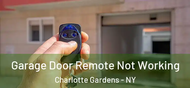  Garage Door Remote Not Working Charlotte Gardens - NY