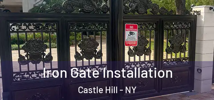 Iron Gate Installation Castle Hill - NY