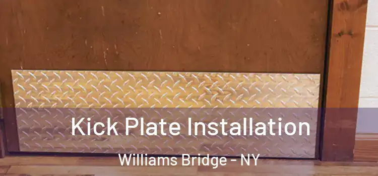  Kick Plate Installation Williams Bridge - NY